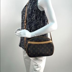 Louis Vuitton Blois Brown Monogram Canvas Cross Body Bag